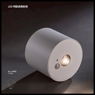 LED 明裝感應射燈 A21-1050