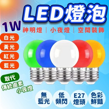 隔日到貨 1W LED 神明燈 e27 佛燈 神桌燈 公媽燈 祖先燈 供佛燈 小夜燈 電燈 電燈泡 長明燈 財神燈