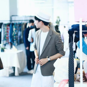 【ISW】滄浪針織捲帽檐紳士帽