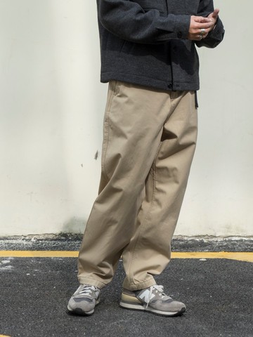 PANTS 冬季保暖戶外軟殼長褲 日系潮流加厚加絨多口袋立體剪裁長