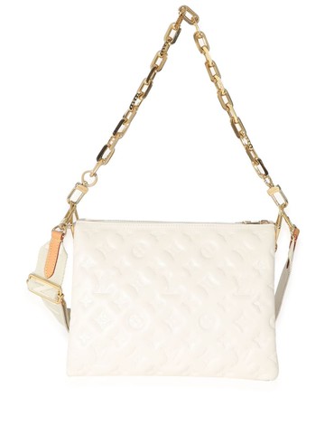 Louis Vuitton Pre-Owned - 2021-2022 Coussin PM shoulder bag - women - Lambskin - One Size - White