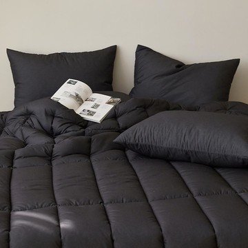 Matilla Stay 鋪棉被 - 沉穩黑  SS(150 x 200cm)  深黑色