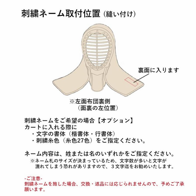 剣道面 剣道防具 面 松勘 活人織刺調ジャージ防具 中高生 一般用
