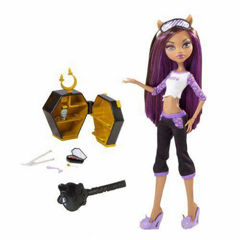 モンスターハイ Monster High Dead Tired Clawdeen Wolf Doll And Bed 