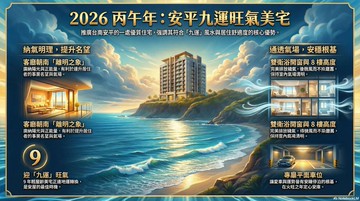 三面採光三房平車8樓宅 ｜台南市安平區健康路三段