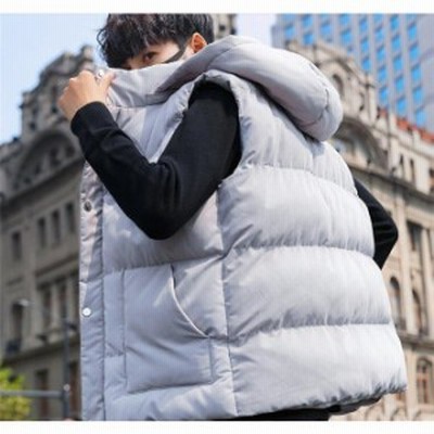 メンズ ダウンベスト ベスト メンズダウンベスト 男性 お兄系 軽めベスト キルティング 暖かい 防寒 ジャケット 通販 Lineポイント最大get Lineショッピング