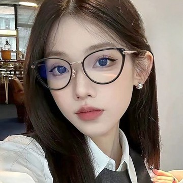 無度數眼鏡 貓眼眼鏡 素顏眼鏡 學生眼鏡 女生眼鏡 眼鏡 026