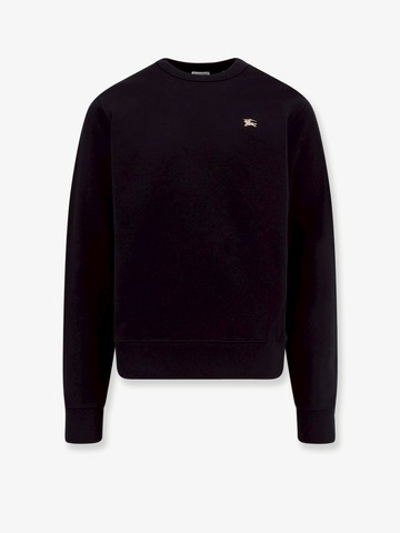 Cotton sweatshirt with logo embroidery - BURBERRY - gender_Man