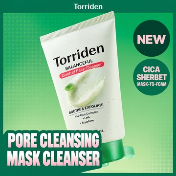 Torriden Balanceful Cica Pore Control Pack Cleanser 120ml