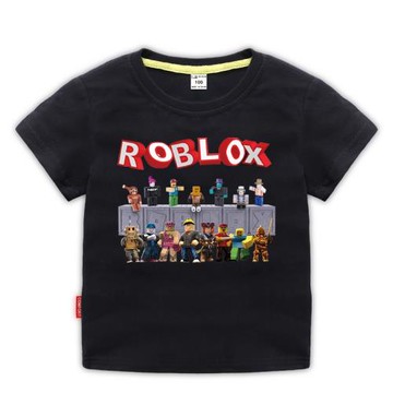 童裝ROBLOX周邊夏季裝短袖T恤男童純棉打底衫寶寶半袖中小童上衣