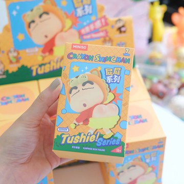 《蠟筆小新》Ｑ彈～～｜動物小新屁屁公仔盲盒