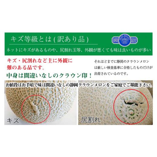 ふるさと納税 静岡県 袋井市 クラウンメロン 訳あり 2玉 定期便3ヶ月 人気 厳選 ギフト 贈り物 デザート グルメ 果物 袋井市