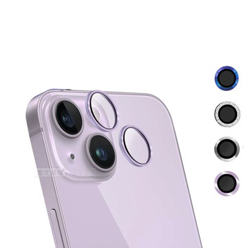 CITY BOSS iPhone 14 /14 Plus 鋁合金高清鏡頭保護環 疏水疏油鋼化玻璃膜