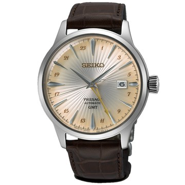 SEIKO PRESAGE 調酒師 GMT機械腕錶 錶 手錶 送禮 (4R34-00J0J/SSK041J1)