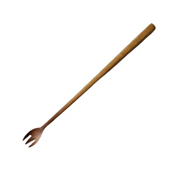Nachure Cutlery 天然木長柄攪拌叉 19x1.5cm  1個