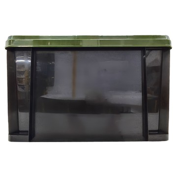 JEJ ASTAGE 45X工業可疊式收納箱(43L) 外部尺寸W365 x L530 x H320mm  綠色  1個