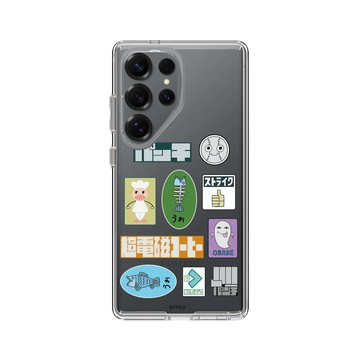 Galaxy S25 Ultra Clear 透明 - DanDaDan 膽大黨 - 元素系列-貼紙拼貼