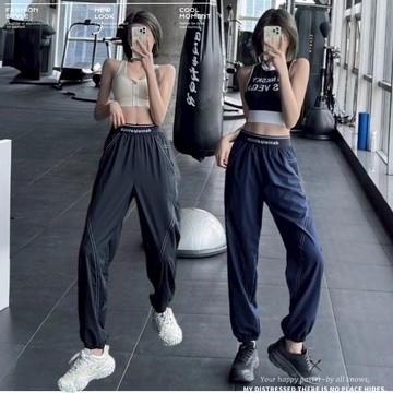 VIVILIAN健身運動瑜伽系列-高腰寬鬆舒適透氣百搭速乾運動褲