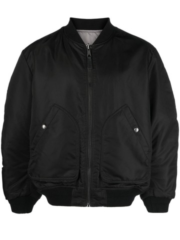 Diesel - J-Mattan padded bomber jacket - men - Nylon/Acrylic/Polyamide/Polyester/Spandex/Elastane/Polyester - 56 - Black