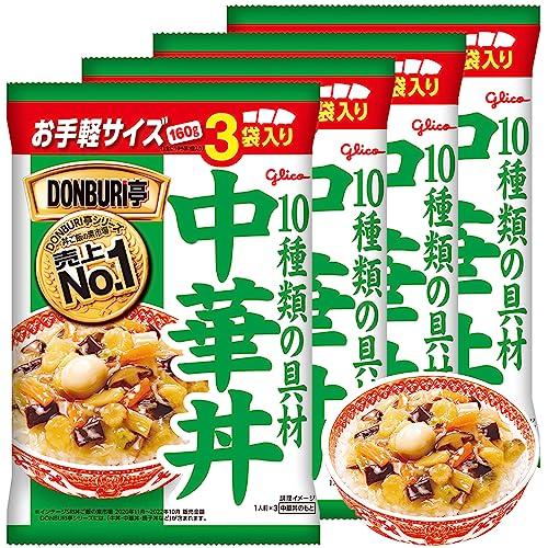 グリコ DONBURI亭 中華丼 3食パック×4個