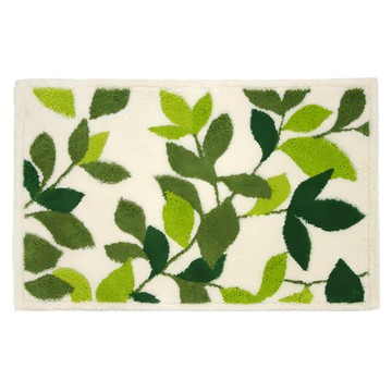 oka 抗菌防臭可水洗威爾頓編織玄關地墊 日本製造  80 x 50cm  新葉綠