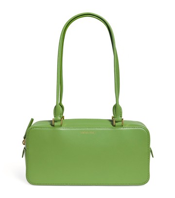 Veronica Beard Leather Boxy Shoulder Bag