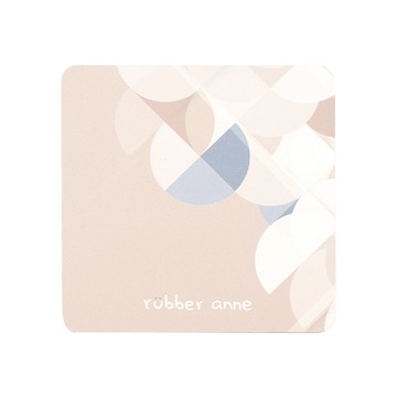 【怪獸】rubber anne 10秒頂吸 軟式珪藻土吸水杯墊 沐光系列 (10x10cm) -秋日時光