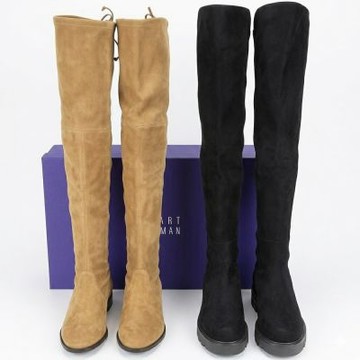 Stuart Weitzman LOWLAND / 5050 經典麂皮/皮革過膝長靴-多款