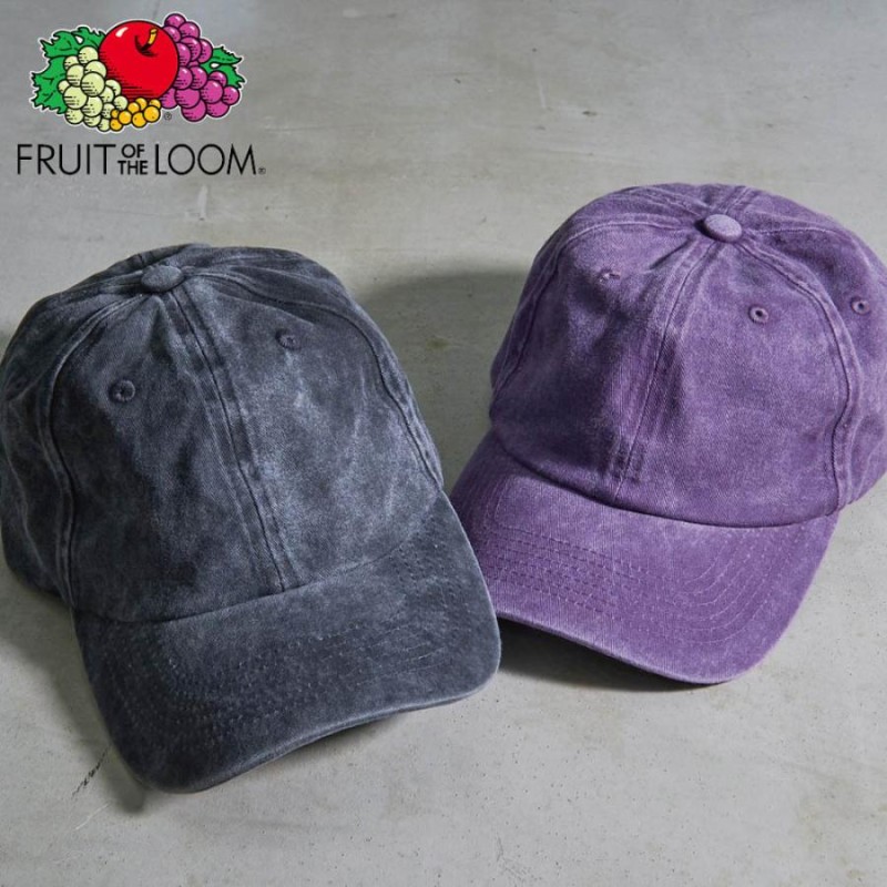 FRUIT OF THE LOOM】PIGMENT BASEBALL LOW CAP/全4色/ユニセックス