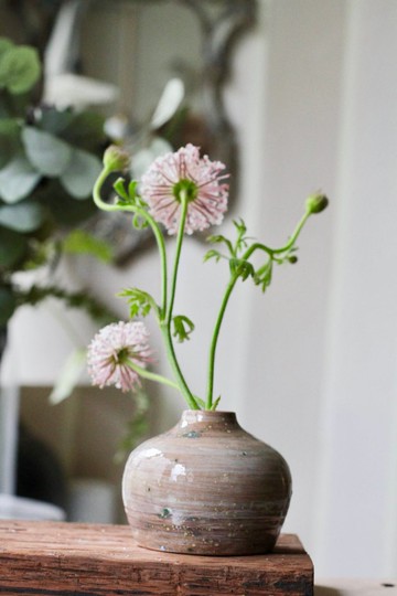 手拉坏星球風陶瓷花瓶/花器