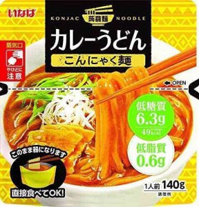 いなば 国産 カレーうどんこんにゃく麺140g×6個