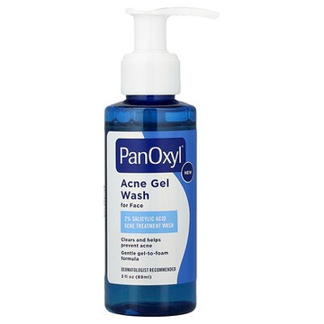 PanOxyl, 祛痘凝膠潔面，用於面部，3 液量盎司（89 毫升）