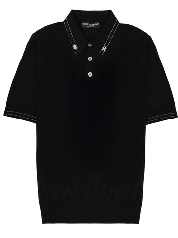 dolce & gabbana silk polo.