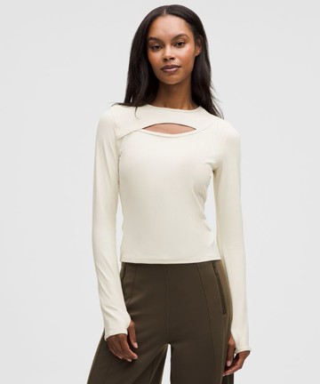 Nulu Keyhole Long-Sleeve Shirt Size XL