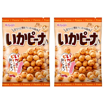 Kasugai 春日井 魷魚味花生豆  口感酥脆  零食或小酌良伴  62g  2包