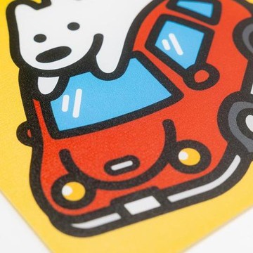 「官方授權」FREAK'S STORE 丙烯畫 駕駛 15×15