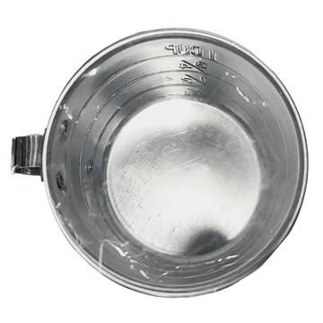 双炮 鋁量米杯  銀色  220ml  1個