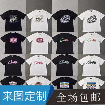 230克 corteiz惡魔島系列T恤短袖字母Logo印花男女時尚短袖潮