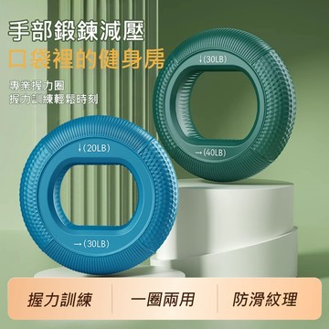 【台灣現貨】雙力度握力圈 矽膠握力圈 握力訓練器 握力球 握力環 握力器 復健器材 指力握力訓練 迷你握力圈