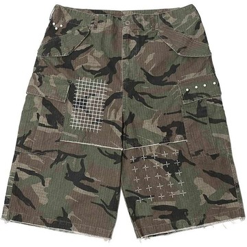 MTA M26SCS CAMO THREE-QUARTER PANTS 珍珠釘破壞 七分褲 (迷彩色)
