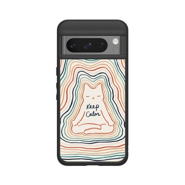 Pixel 8 Pro SolidSuit 黑 - ilovedoodle (Lim Heng Swee) - Mindful Cat - 冷靜