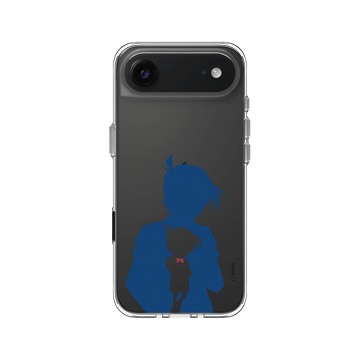 iPhone Air Clear Case（相機按鈕） 透明 - Detective Conan - 柯南&新一的剪影