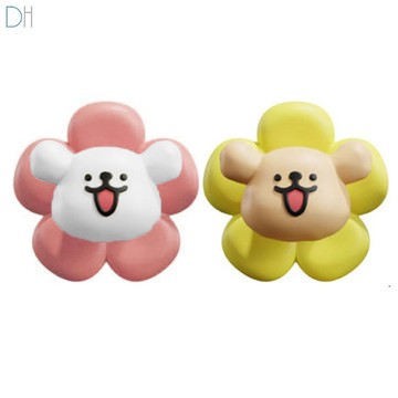 【現貨】快樂小狗防撞貼門後門把手防撞門擋公仔靜音墊窗戶創意防夾手神器Dhome