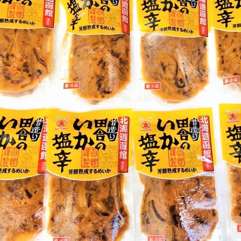 塩辛の美味しさを知っている通好みの味【冷凍便】　塩辛　田舎のいか塩辛　【新鮮ないかを函館で加工】　12袋(1袋140g入り)　LINEショッピング