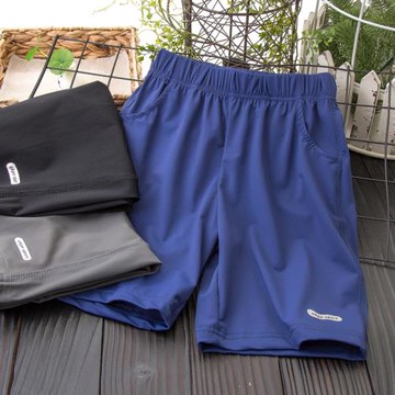 男童彈力透氣中褲中大童夏季新款速干運動五分褲兒童薄款褲子潮款