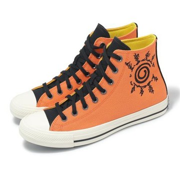 Converse x 火影忍者 帆布鞋 Chuck Taylor All Star HI 男鞋 女鞋 橘 鳴人 聯名 A14836C