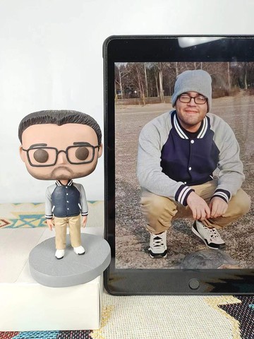 【客製化3D人像公仔】訂製手工Funko Pop男生朋友老公生日禮物