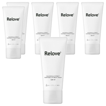 Relove 金盞花萃取弱酸私密潔淨凝露 低敏專用  120ml  6條