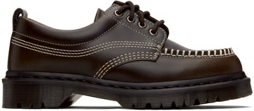 Dr. Martens 卡其色 Orleans Leather Lowell 德比鞋