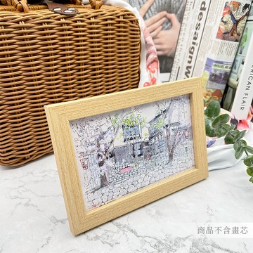 【橘果設計】A4木紋相框 擺掛兩用 掛牆相框 擺式相框 照片框 照片牆 木質相框 證書裱框 木相框